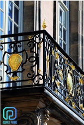 European wrought iron balcony railing designs