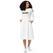 Buy Long Sleeve Midi Dress