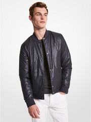 Logo Woven Bomber Jacket