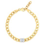 Buy TriBeCa Emerald Diamond Cluster Bracelet