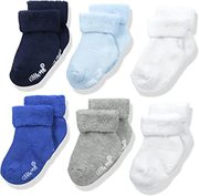 Little Me Baby Boys 6 Pack Socks, 