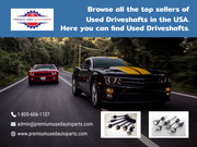 Used Front Driveshaft in USA