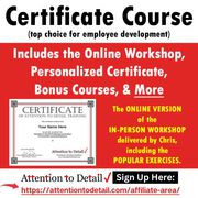 Attention to Detail Online Courses