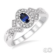 Sterling Silver Miligrain Halo Ring 