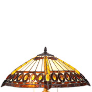 Serena d’italia Tiffany 2 light Amberjack 58 in. Bronze Floor Lamp