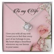 Buy Love Knot Necklace My Life