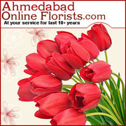 Create a Stir with Same Day Free Shipping Flower Delivery in Ahmedabad
