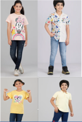 Solid Color Polo kidsT-Shirt at cheap price