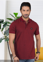 Solid Color Polo T-Shirt at cheap price