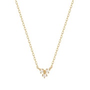 Aurelie Gi Clover Diamond Necklace