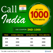 Cheap International Calling Card India from USA and Canada