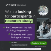 Participants for Onsite Research Study