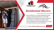 Reliable Residential Movers in Arvada - Samurai Movers to the Rescue