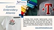 Custom Embroidery in Atlanta – 3v Printing Store 