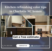 Kitchen refinishing color guide for Charlotte NC kitchens