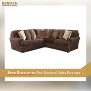 Extra Discount on First Sectional Sofas Purchase